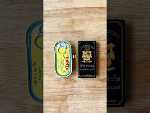 $3 vs. $21 tinned anchovies
