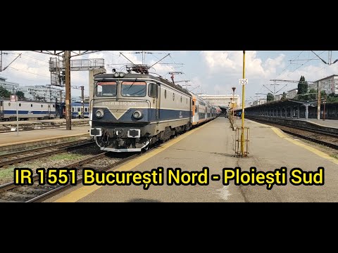 IR 1551 București Nord - Ploiești Sud cu rama TE Acvila și  EA 908 în Gara de Nord 12.07.2021