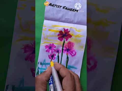 5000+flower🌺🌻 painting ideas#shorts #creative