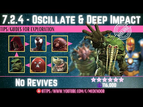 MCOC: Act 7.2.4 - Oscillate & Deep Impact - (Book 2, Act 1.2) - Tips/Guides - No Revives