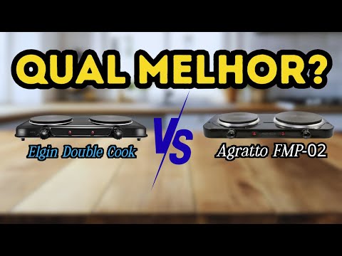Eu Comparo Elgin Double Cook e Agratto FMP 02 Qual é o Melhor Fogão Cooktop Elétrico?