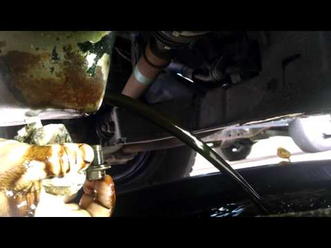 How to Flush engine sludge with kerosene