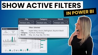 Show Active Filters in Power BI