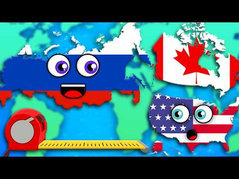 Explore The 30 Largest Countries Of The World By Area! | Countries Of The World | KLT Geography