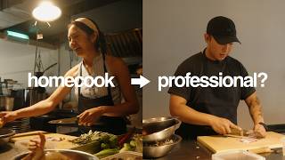 what actually makes a chef ‘professional' i asked one.