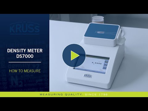 Density Meter DS7000 series – How to measure