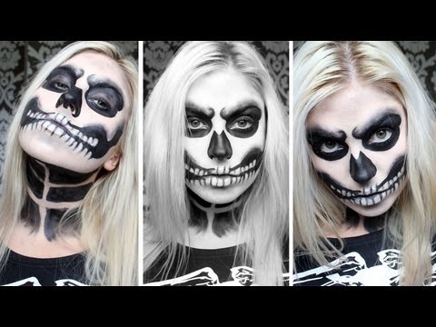 ♡ Angry Skeleton Makeup ♡ Halloween Costume ft Romwe
