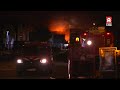 Beelden tijdens de zeer grote brand op industrieterrein in Ter Aar