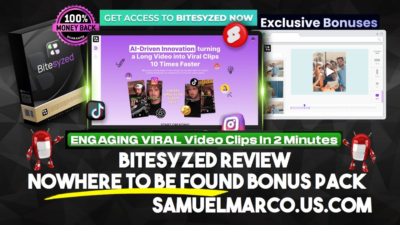 BiteSyzed Review and Demo | BiteSyzed Instant Viral Clips Generation | BiteSyzed OTO Included