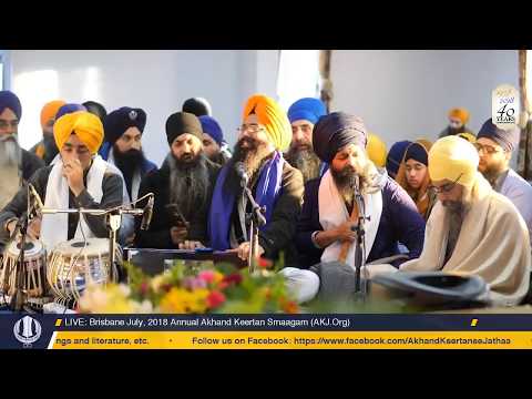 029 Brisbane July 2018 - Saturday Morning - Bhai Jaspreet Singh Jee Goniana Mandi