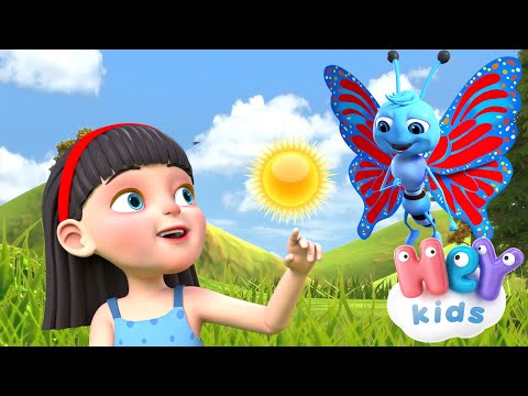 Μια Ωραία Πεταλούδα 🦋 Παιδικα Τραγουδια Ελληνικα - HeyKids