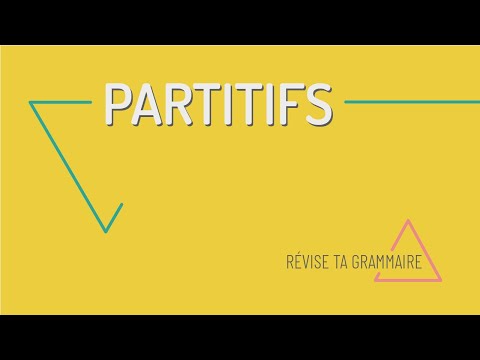 Révise ta grammaire : les partitifs (du, de la, de l', des) et les quantités (de)