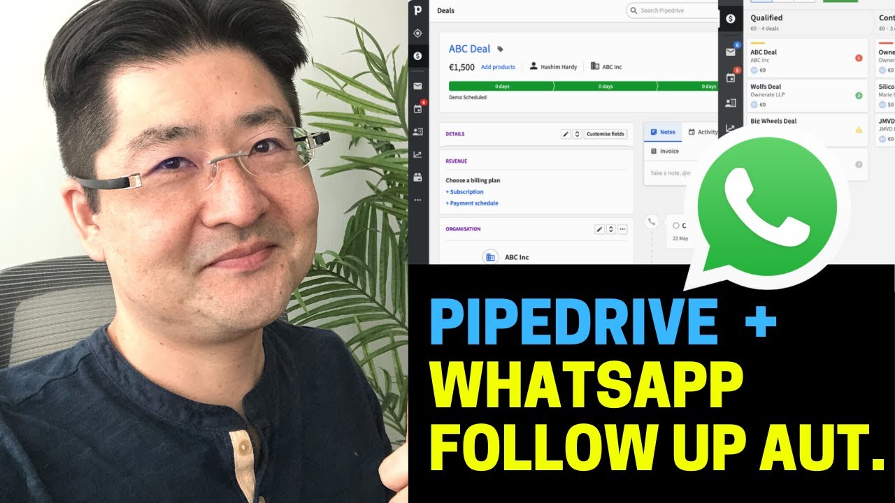 Pipedrive CRM e WhatsApp - Como Funciona a Automação | Mauricio Aizawa | Organize na Prática