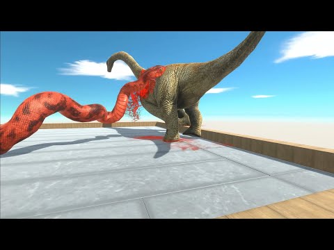 Brachiosaurus VS All Units on Pyramid - Animal Revolt Battle Simulator