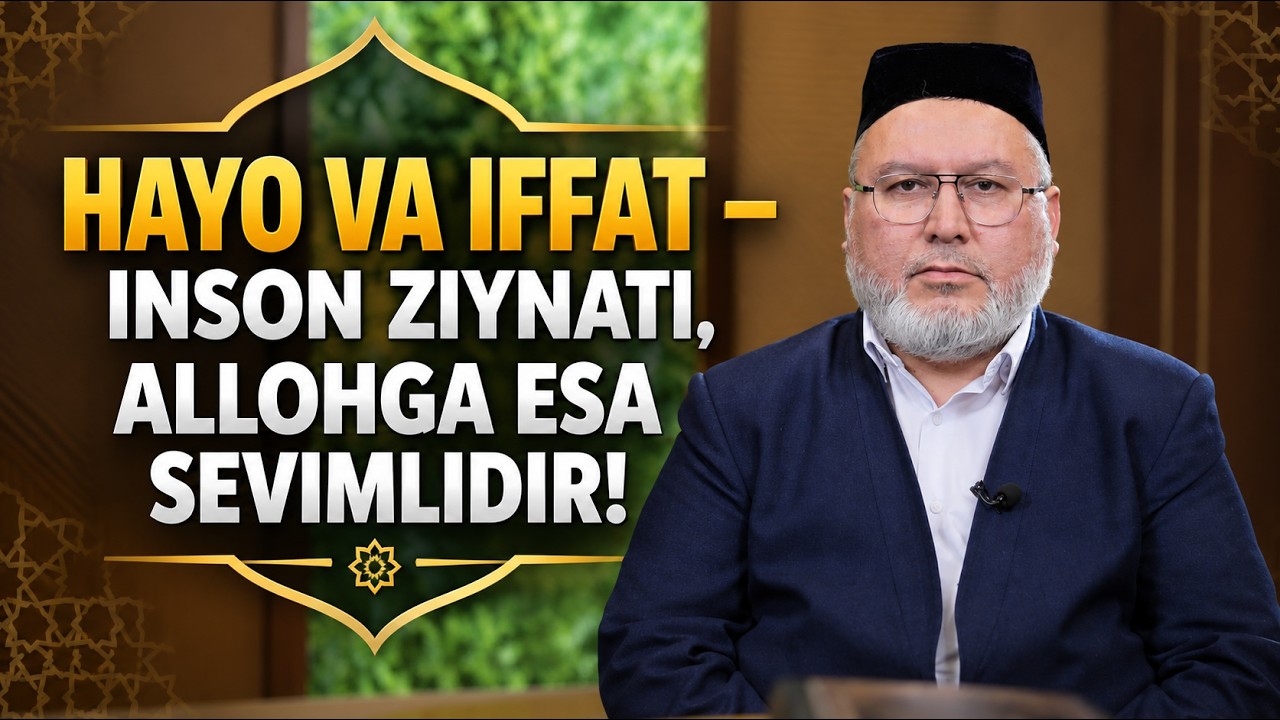 JONLI: Juma ma'ruzasi: "Oila – jamiyat asosi, uni asrash muqaddas burchdir" 15.10.2026