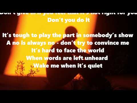 Hilda x Don Diablo - Wake Me When It's Quiet (Lyric)- super mix