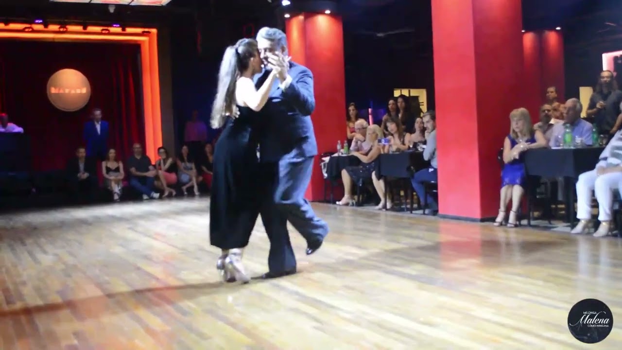 Eladia Córdoba & Andrés Laza Moreno en Milonga Malena en el festejo de los 10 años !! 3/4