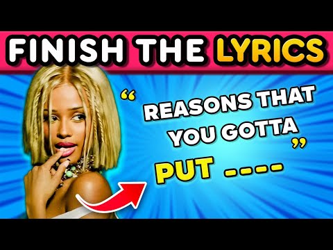 FINISH THE LYRICS 🎤 New Viral TikTok Songs 2025 Edition 🔥 Music Quiz
