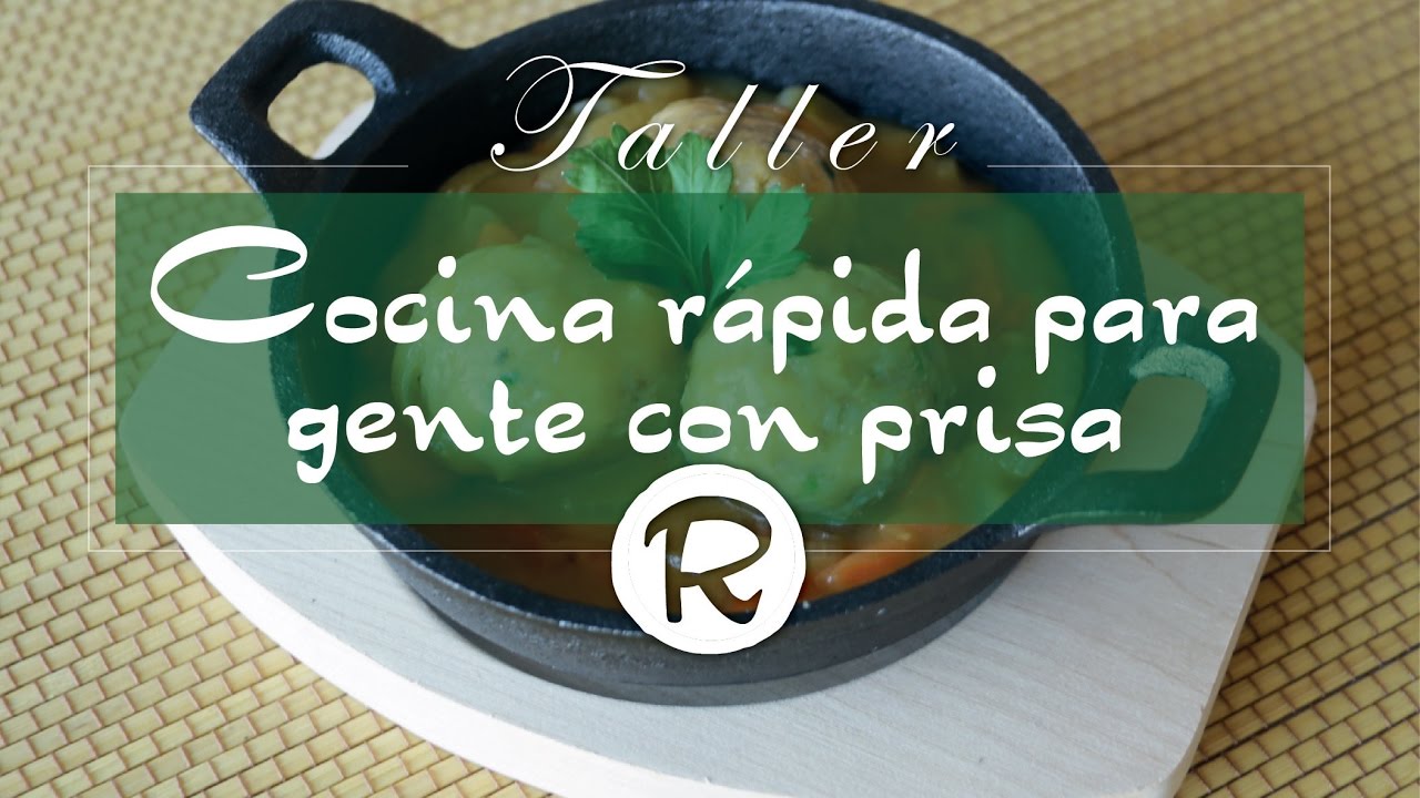 Taller de cocina rápida de Lucía Gómez, creadora de Cocinando el Cambio
