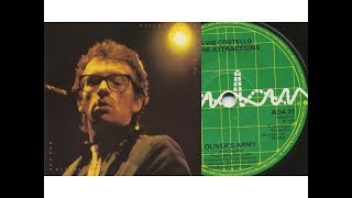 Elvis Costello and the Attractions - Oliver&#39;s Army (On Screen Lyrics/Video)