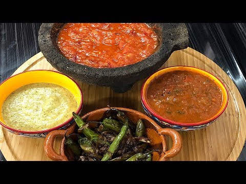 4 Salsas Mexicanas Muy Sabrosas Video