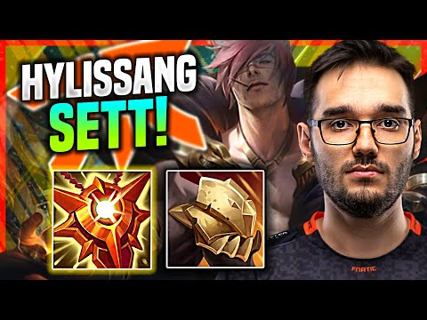 WHEN HYLISSANG PICKS SETT! - FNC Hylissang Plays Sett SUPPORT vs Lulu! | Challenger TV