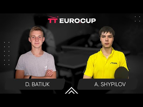 19:15 Dmytro Batiuk - Anton Shypilov 13.12.2023 TT Euro.Cup  Ukraine Master. TABLE 3