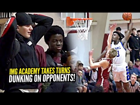 IMG Academy Has TOO MANY ATHLETES!! Take Turns DUNKING On Opponents!!