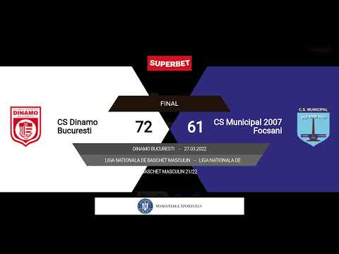 LNBM 2021-2022: Dinamo București - CSM 2007 Focșani