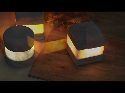 Gypsum Ore Sandwich Night Light