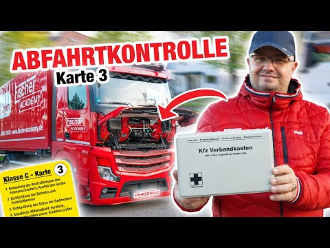 Abfahrtskontrolle LKW Karte 3 (Klasse C / CE) | Fischer Academy - Die Fahrschule