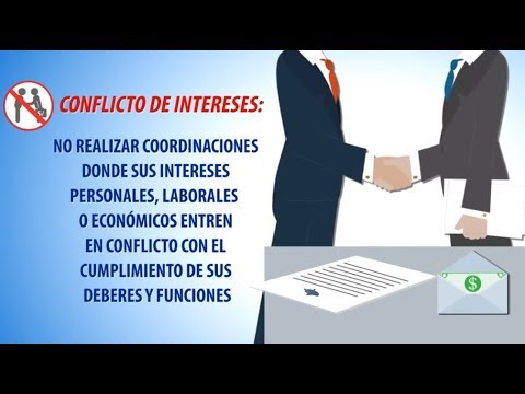 Prohibición de mantener conflicto de intereses