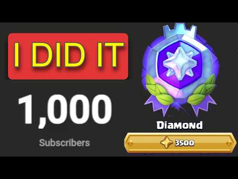 I HIT DIAMOND and 1,000 Subscribers - Stream Highlight