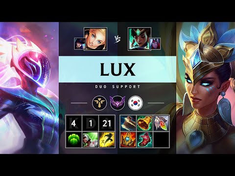 Lux Support vs Karma: Killing spree - KR Master Patch 14.24