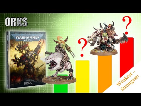ORKS Units RATED Tier List in 10th Edition Codex - Strongest + Weakest Datasheets