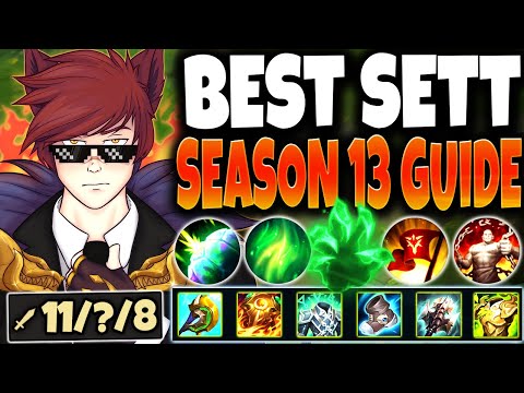 Meet the Best Sett Season 13 Build Guide to CARRY ~ 5200+HP & 300AD 🔥 LoL Meta Top Sett s13 Gameplay