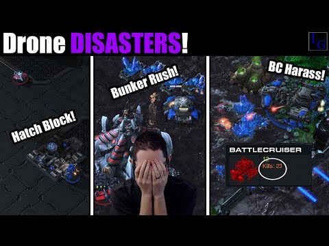 Bunker Rush CHEESE & Constant Attacks! | Zerg versus Terran Game | Starcraft 2 Ladder SC2 ZvT Match