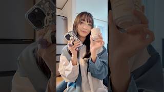 ちいかわコラボの湯呑みと自分で映画特典のボンドロシールでスマホケース作ったよ！ #shorts #ちいかわ #くら寿司 #レジン