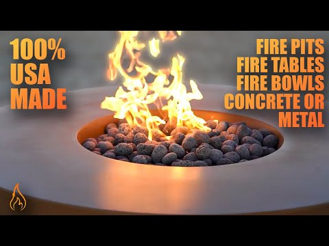 The Outdoor Plus Maya Wide Spill Concrete Fire and Water Bowl