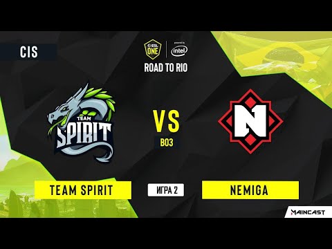 Spirit vs Nemiga [Map 2, Dust 2] BO3 | ESL One: Road to Rio