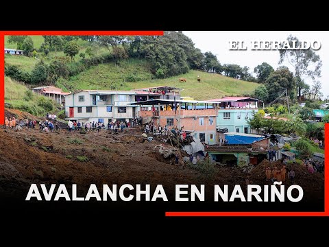 Tragedia por lluvias en Nariño al menos siete muertos por una avalancha en el municipio de Mallama
