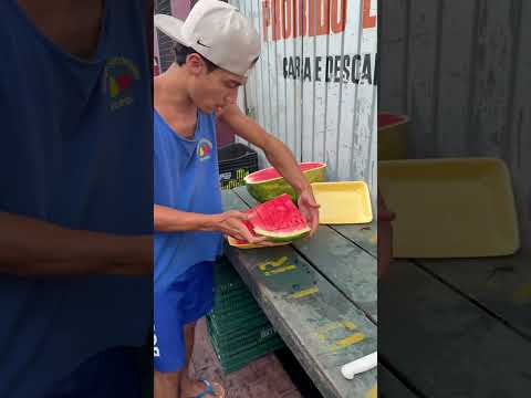 This is new Serjão, with mint daddy #fy #fruits #watermelon #mint #viralshorts