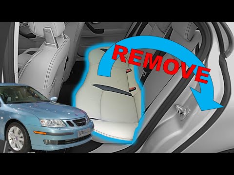 Rear Seat Removal from your Saab 9-3 03on and Vectra C