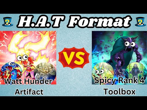 Watt Artifact Hunder Vs Rank 4 Umbral Horror Toolbox! | HAT Format Replay Review! | 2014 Yu-Gi-Oh!