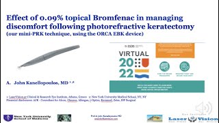 Download Lagu winterESCRS2022:topical Bromfenac=NO discomfort following our mini-PRK technique:Kanellopoulos, MD Thumbnail
