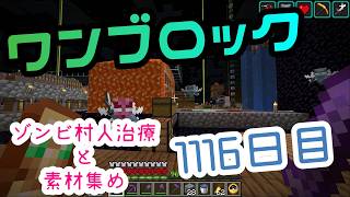 【１１１６日目】ワンブロックでハードコアな世界を生き残る