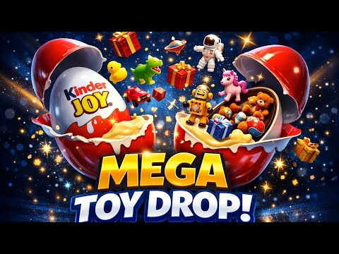 🎉 Kinder Joy Egg Opening Surprise | Sweet Toy Reveal & ASMR Fun 🥚✨