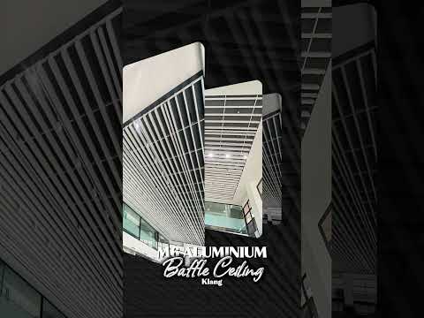 M6 Aluminium Baffle Ceiling @ PROTON 4S CENTRE VANTAGE SPEED, KLANG