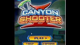Canyon shooter gameplay