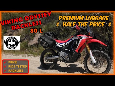 VIKING 80L RACKLESS LUGGAGE | MOTO CAMPING | CRF 300 | MOSKO RECKLESS 80 Replica!! 1/2 price